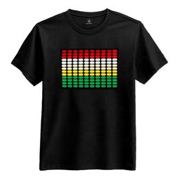 Lysbildefremvisning - LED Equalizer T-shirt