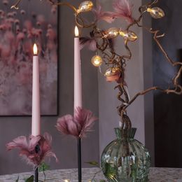 Diaesitys - LED Kynttilä Vaaleanpunainen