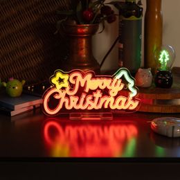 Bildspel - LED-Lampa Merry Christmas