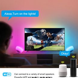 Bildspel - LED-Lampa Rund WiFi