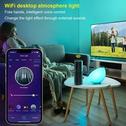 Bildspel - LED-Lampa Rund WiFi