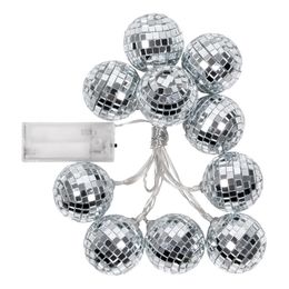 Lysbildefremvisning - LED-lyskæde Discokugle