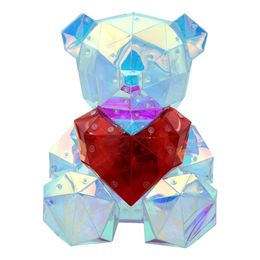 Diaesitys - LED-nalle Sydämellä