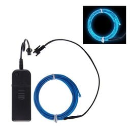 Lysbildefremvisning - El Wire Batteridreven LED-kæde