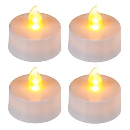 LED-Värmeljus med Flammande Låga