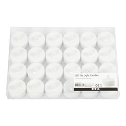 Bildspel - LED Värmeljus Vit