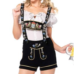 Bildspel - Lederhosen Shorts Dam Deluxe Maskeraddräkt