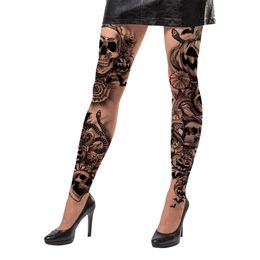 Leggings Tatueringar Halloween