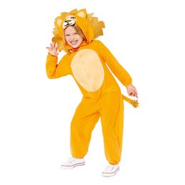 Bildspel - Lejon Onesie Barn Maskeraddräkt