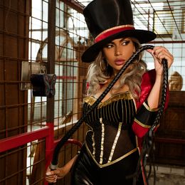 Bildspel - Lejontämjare Catsuit Deluxe Maskeraddräkt