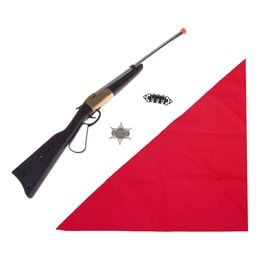 Bildspel - Leksaksset Cowboy med Gevär för Barn