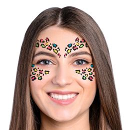 Leopard Glitter Självhäftande Smink