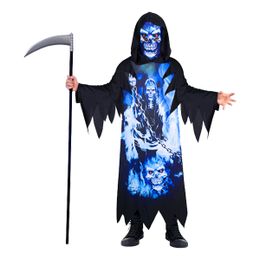 Manden Med Leen Neon Børnekostume