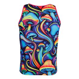 Bildspel - Linne Psychedelic Mushroom Herr