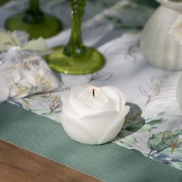 Bildspel - Ljus Rosformad Vit