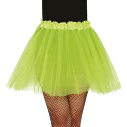 Ljusgrön Tyllkjol med Glitter