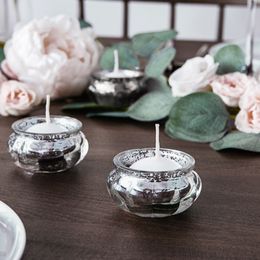 Bildspel - Ljuslyktor Rund Silver