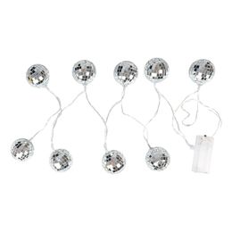 Lysbildefremvisning - Lyskæde Discokugler