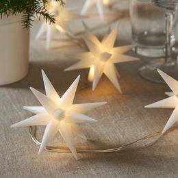 Diaesitys - Valosarja Joulutähdet Valkoinen