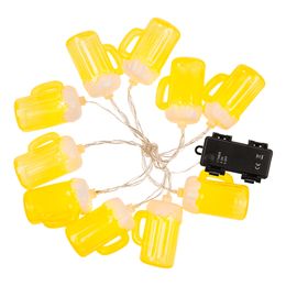 Lysbildefremvisning - Lyskæde med Ølkrus