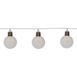 Valosarja Pyöreät Joulutähdet Läpinäkyvä