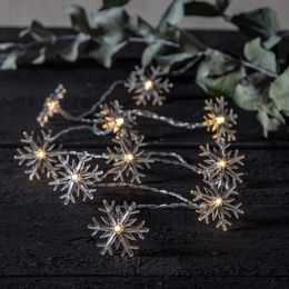 Bildspel - Ljusslinga Snöflingor Transparent