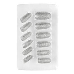 Bildspel - Lösnaglar Glitter Silver