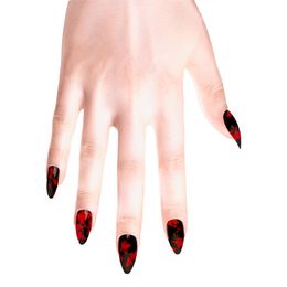 Lösnaglar Svarta med Blod