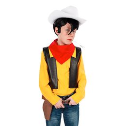 Lysbildefremvisning - Lucky Luke Cowboy Børnekostume