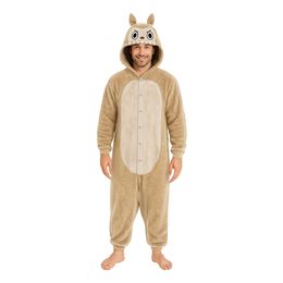 Lulu Monster Beige Onesie Herr Maskeraddräkt