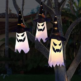 Lysbildefremvisning - Lysende Halloween-spøkelser Dekorasjon