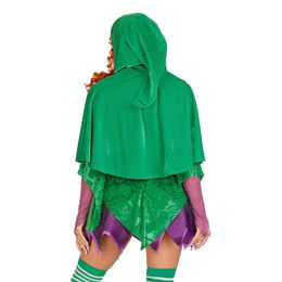 Bildspel - Magisk Häxa Grön Deluxe Maskeraddräkt