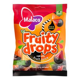 Malaco Fruity Drops Fruit & Licorice