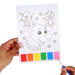 Bildspel - Målarbok Julmotiv