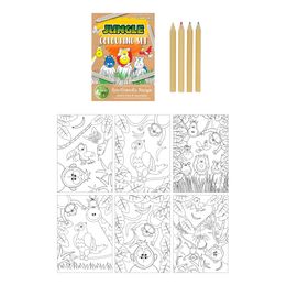 Värityskirja Mini Viidakko