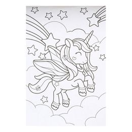 Bildspel - Målarbok Set Unicorns