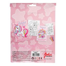Bildspel - Målarbok Set Unicorns
