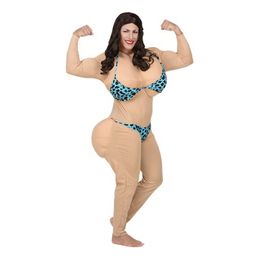 Bodybuilder Dragqueen Maskeraddräkt