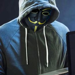 Bildspel - Mask Anonymous Svart