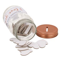 Lysbildefremvisning - Glaskrukke med Kærlighedssedler