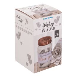 Lysbildefremvisning - Glaskrukke med Kærlighedssedler