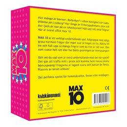 Diaesitys - Max 10 Arvaa-lähin-peli