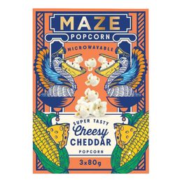Maze Popcorn Cheesy Cheddar