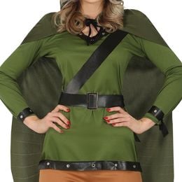 Lysbildefremvisning - Middelalderlig Bueskytte Dame Kostume