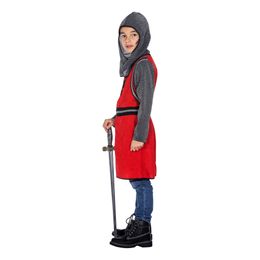 Bildspel - Medeltida Riddare Röd Barn Maskeraddräkt