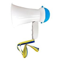 Megafon med Blått Og gult bånd