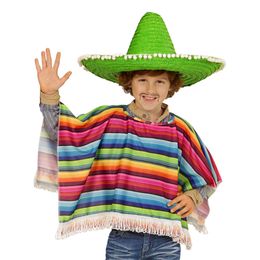 Mexikansk Poncho för Barn