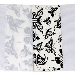 Bildspel - Midjekorsett Vit Fjärilar med Snörning