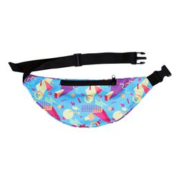 Bildspel - Midjeväska 80-tal Blå Mönster