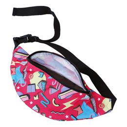 Bildspel - Midjeväska 80-tal Rosa Mönster